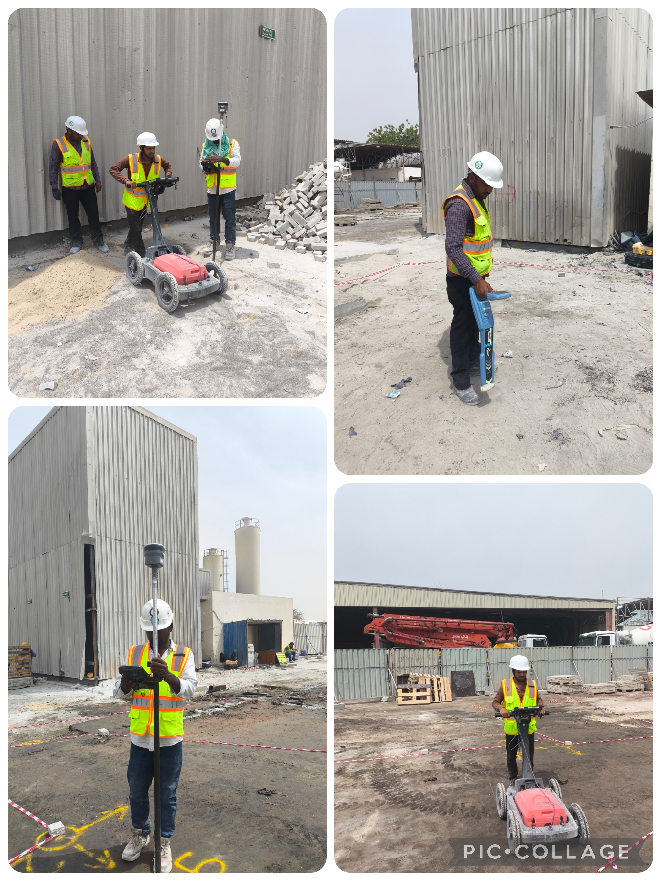 Underground Utility Survey at Cement Factory in Al Quoz